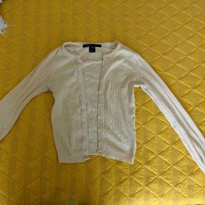 Marc Jacobs Vintage XS Light Yellow Knit Cardigan